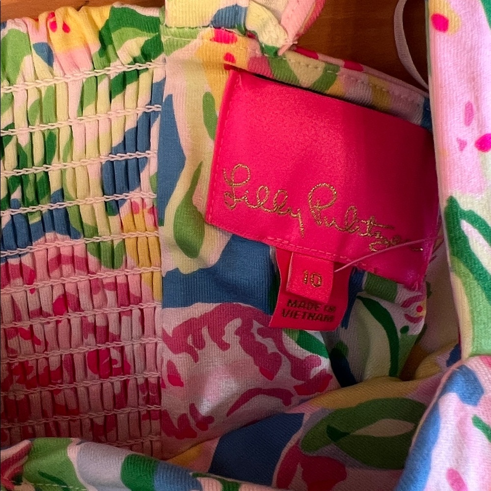 Lilly Pulitzer bayleigh flutter sleeve dress in grove garden - Picture 8 of 11